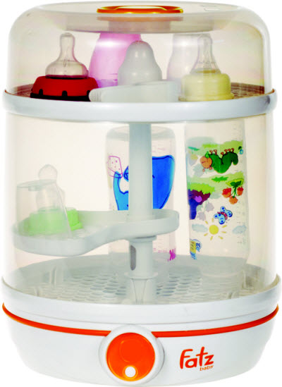 Bộ tiệt trùng hơi nước điện tử 2 trong 1 Fatzbaby FB4005SB 